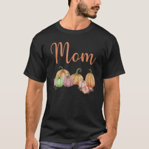 Mam van de kleine pompoen voor de eerste verjaarda t-shirt