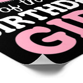 Mam van de Koe van het Birthday Girl Boerderij Poster (Hoek)