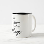 Mam van de Mok van twee-toon-koffie van jongens (Voorkant rechts)