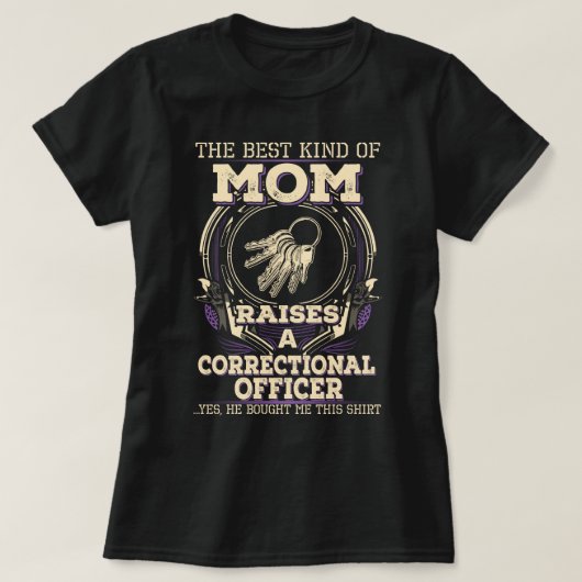 Mam van de proud Correctional Officer T-shirt (Design voorkant)