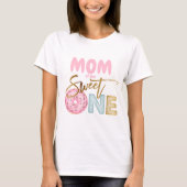 Mam van de Sweet One 1e verjaardag Donut Theme Cut T-shirt (Voorkant)