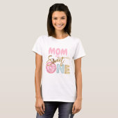 Mam van de Sweet One 1e verjaardag Donut Theme Cut T-shirt (Voorkant volledig)