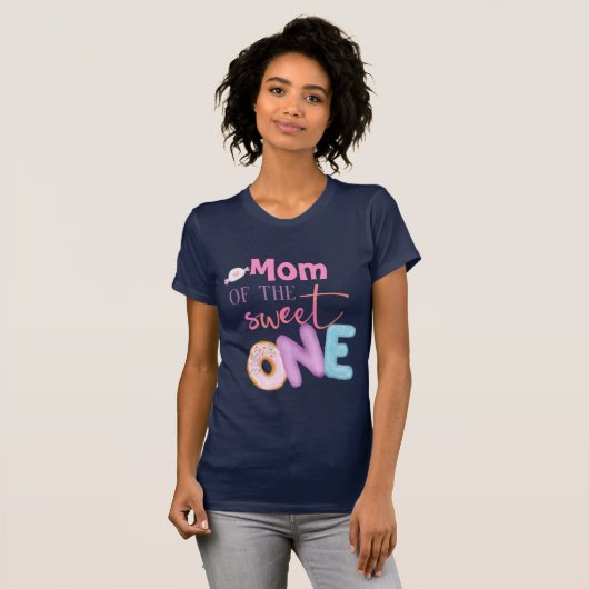 Mam van de Sweet One Brother 1 Birthday Donut T-shirt (Voorkant volledig)