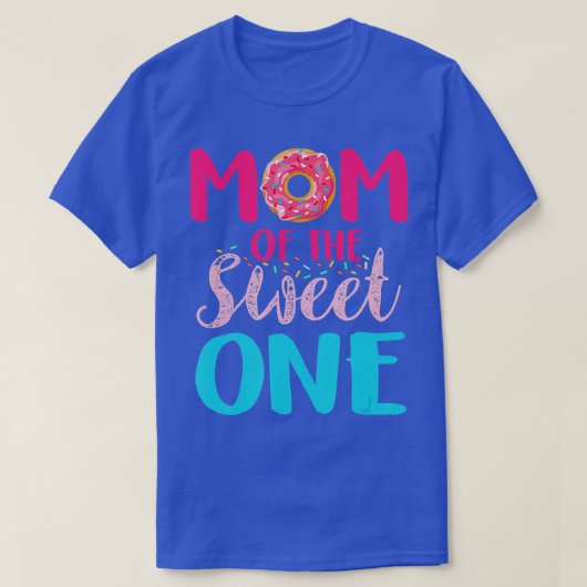 Mam van de Sweet One Donut Lover Cute Moederdag T-shirt (Design voorkant)