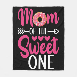 Mam van de Sweet One Sprinkst Donut Fleece Deken