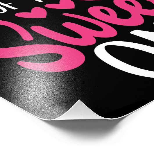 Mam van de Sweet One Sprinkst Donut Foto Afdruk (Hoek)