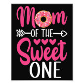 Mam van de Sweet One Sprinkst Donut Foto Afdruk (Voorkant)