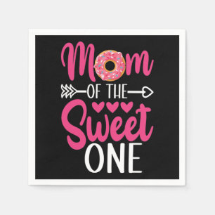 Mam van de Sweet One Sprinkst Donut Servet