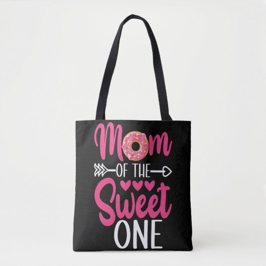 Mam van de Sweet One Sprinkst Donut Tote Bag (Voorkant)