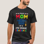 Mam van de vijfde klas Afstuderen senior T-shirt (Voorkant)