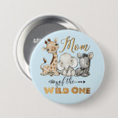 Mam van de Wild One Gold Foil Button (Voorkant /achterkant)