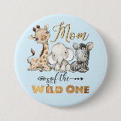 Mam van de Wild One Gold Foil Button (Voorkant)