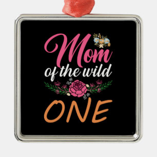 Mam van de wilde een metalen ornament