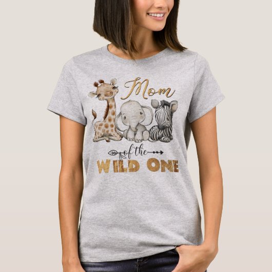 Mam van de Wilde One Gold Foil T-Shirt (Voorkant)