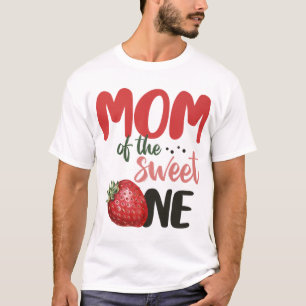 Mam van de zoete aardbeiendag t-shirt