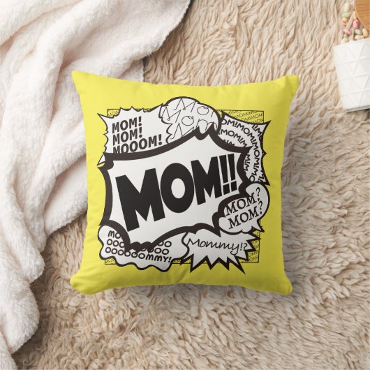 MAM VAN DIENST Sierkussen. Stripversie Kussen (Deken)