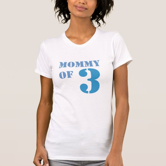 Mam van Drie T-shirt (Voorkant)