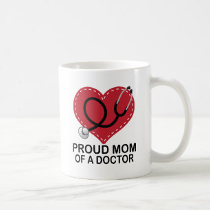 Mam van een Doctor Heart Gift Koffiemok