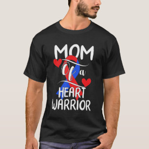 Mam van een hartkwachter Chd Awareness Mah Heart D T-shirt