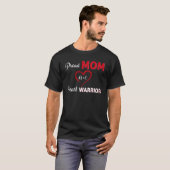 Mam van een hartwarrior-CHD-bewustzijn T-shirt (Voorkant volledig)