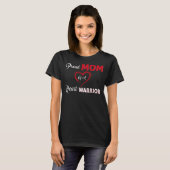 Mam van een hartwarrior-CHD-bewustzijn T-shirt (Voorkant volledig)
