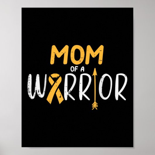 Mam van een kind met een kinderkanker die zich bew poster (Voorkant)