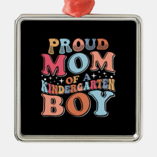 Mam van een Kindergartenjongen Metalen Ornament