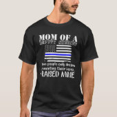 Mam van een plaatsvervangend Sheriff Moeder Thin B T-shirt (Voorkant)