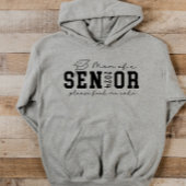 Mam van een Senior 2024 Geef me alsjeblieft taart Hoodie