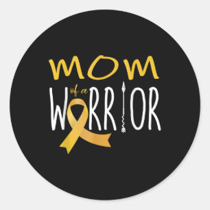 Mam van een volwassene die zich bewust is van kind ronde sticker