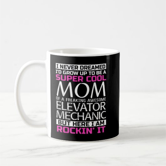 Mam van Elevator Mechanic Koffiemok (Links)