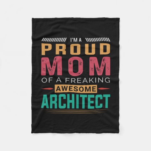 Mam van Geweldige architect Fleece Deken (Voorkant)