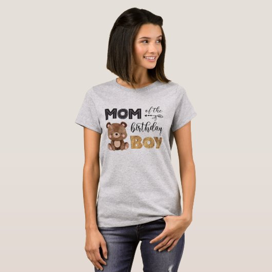 Mam van het Birthday Boy Baby Beer T-shirt (Voorkant volledig)