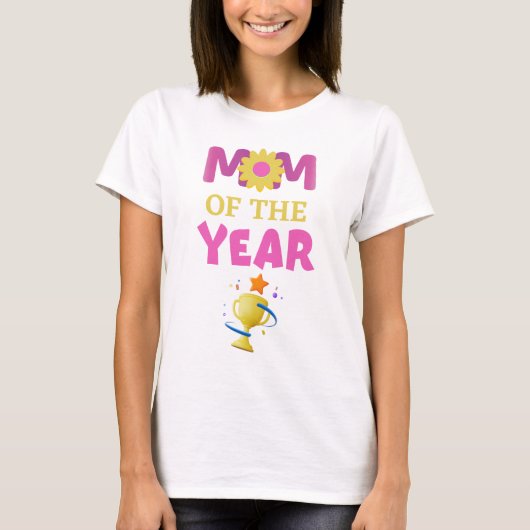 Mam van het jaar t-shirt (Voorkant)