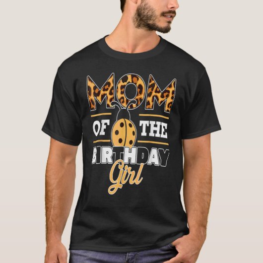 Mam van het meisje van de geboorte... t-shirt (Voorkant)