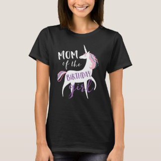 Mam van het meisje van de geboorte t-shirt