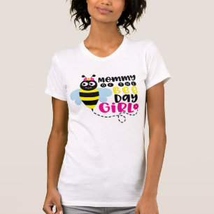 Mam van het meisje van de geboorte van de bijen t-shirt
