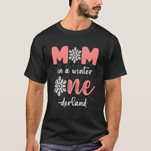 Mam van het meisje van de geboorte Winter Onederla T-shirt (Voorkant)