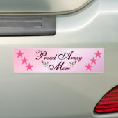 Mam van het Roze en het Rode Leger Bumpersticker (Op auto)