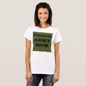 Mam van het T-Shirt Proud Army (Voorkant volledig)
