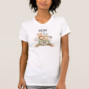 Mam van het Wild One Oerwoud Theme T-Shirt