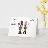 MAM-VAN JE DOCHTER=HAPPY MOEDERDAG KAART (Gele Bloem)