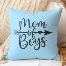 Mam van jongens gepersonaliseerd lichtblauw