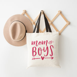 Mam van jongens tote bag
