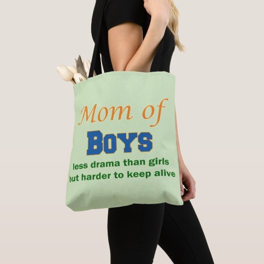 Mam van jongens tote bag (Dichtbij)