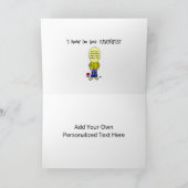 Mam van ons kinderen grappige cartoon kaart (Binnen)