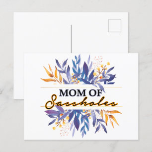 Mam van Sassholes Briefkaart