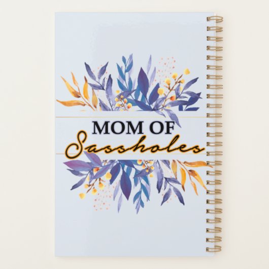 Mam van Sassholes Planner (Achterkant)