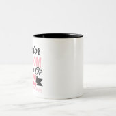 Mam van topklasse van 2022 tweekleurige koffiemok (Center)