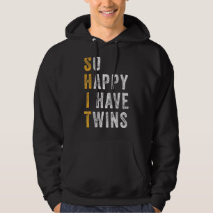 Mam van tweelingen, zo blij dat ik twee Moederdag Hoodie